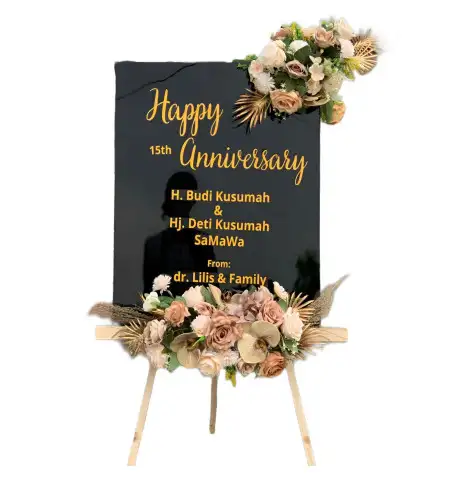 Papan Bunga Akrilik peliatan